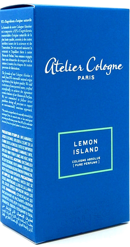 ATELIER COLOGNE LEMON ISLAND PURE PERFUME SPRAY UNISEX 1.0 Oz / 30 ml BRAND NEW!