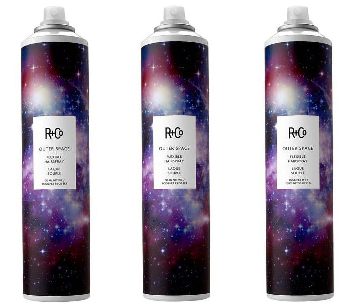 R+Co Outer Space Flexible Hairspray, 9.5 oz (Pack of 3)