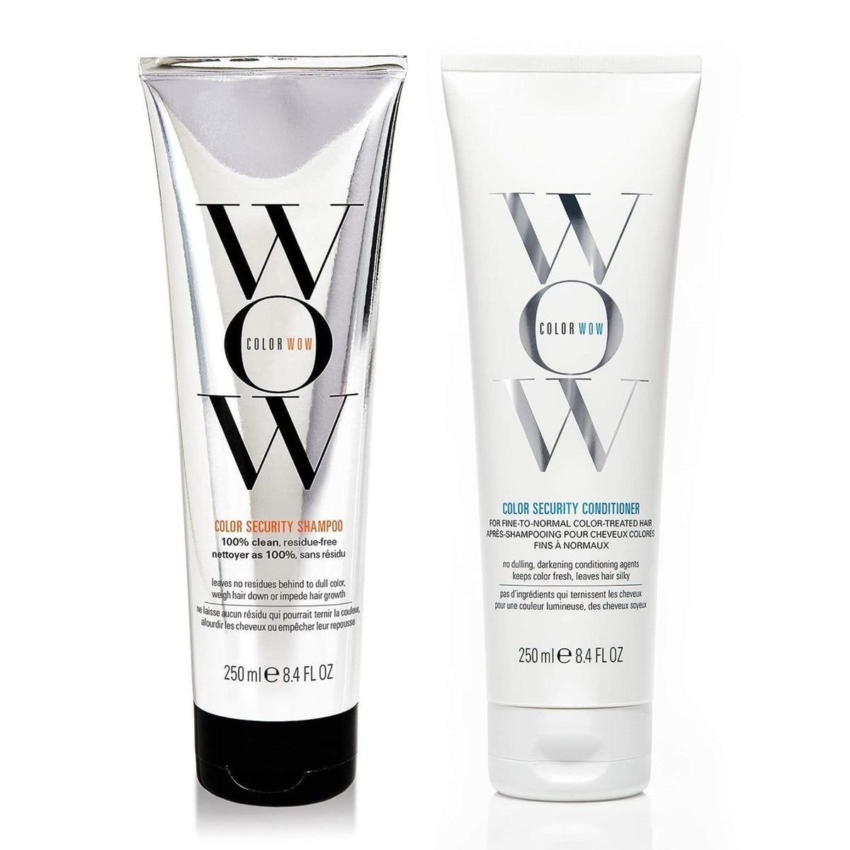 COLOR WOW Color Security Shampoo & Conditioner Duo | For Fine Hair