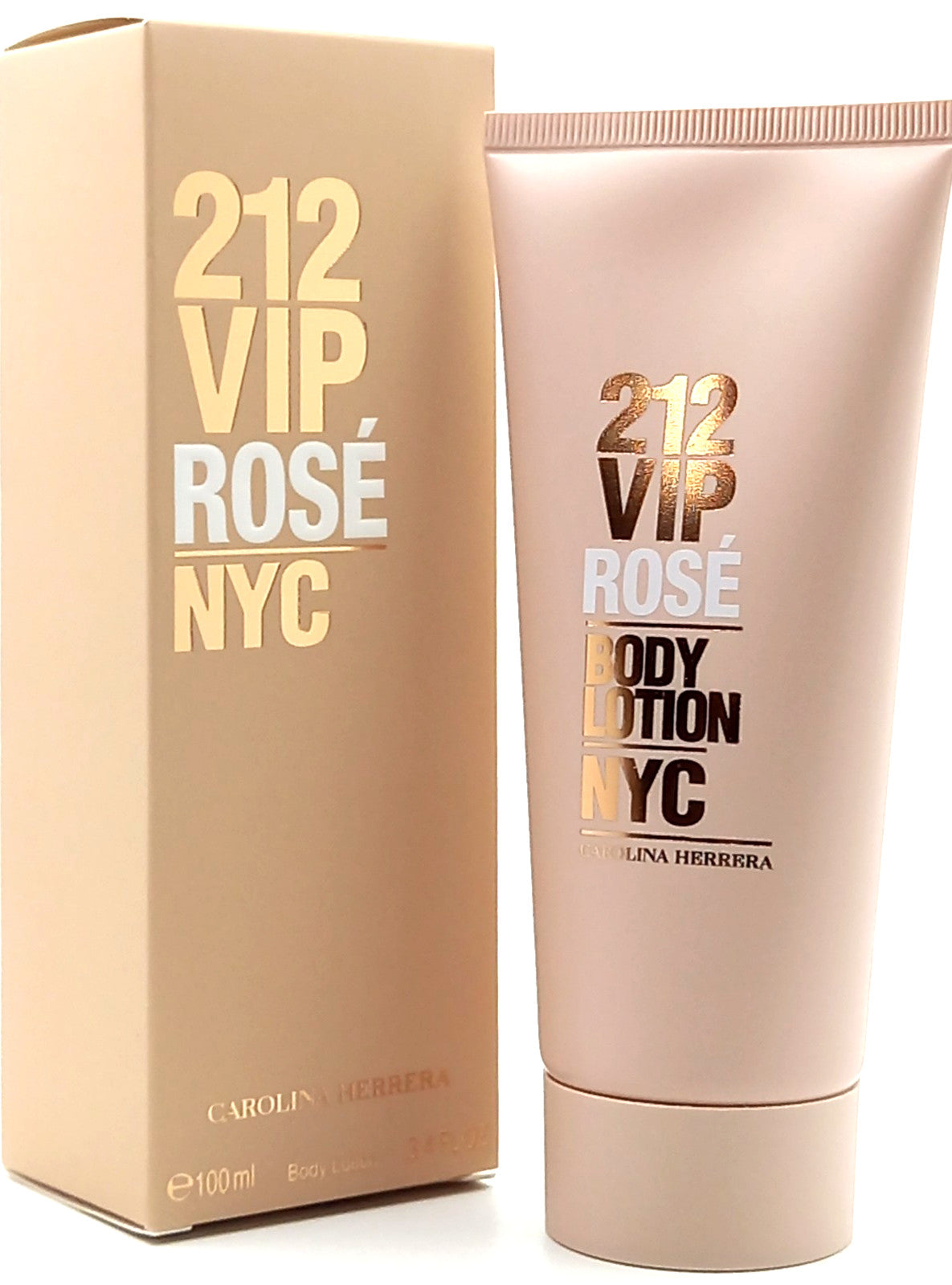CAROLINA HERRERA 212 VIP ROSE NYC BODY LOTION WOMEN 3.4 Oz / 100 ml BRAND NEW!!!