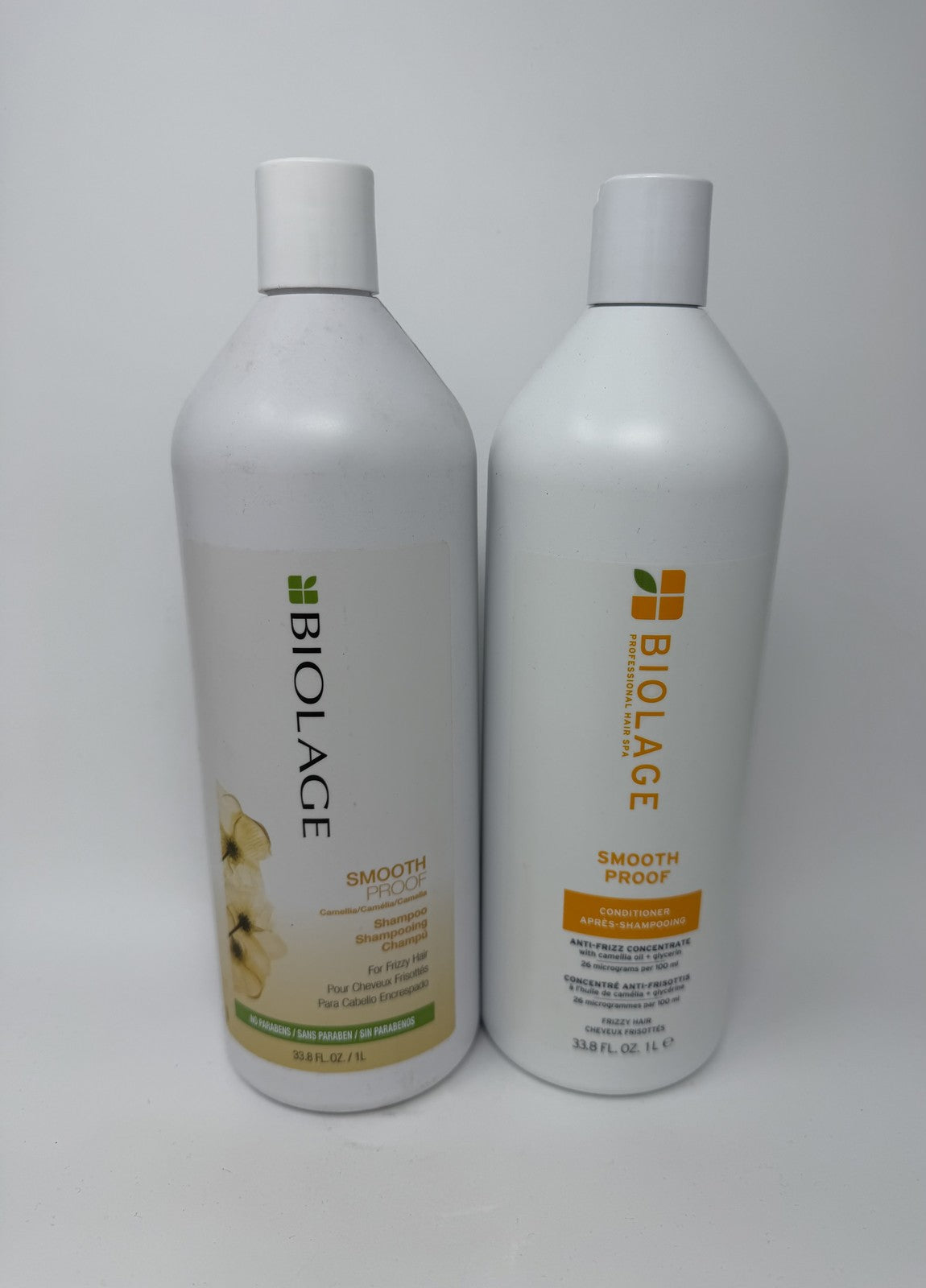 Matrix Biolage SMOOTHPROOF Shampoo and Conditioner Litre Duo 33.8 oz Each