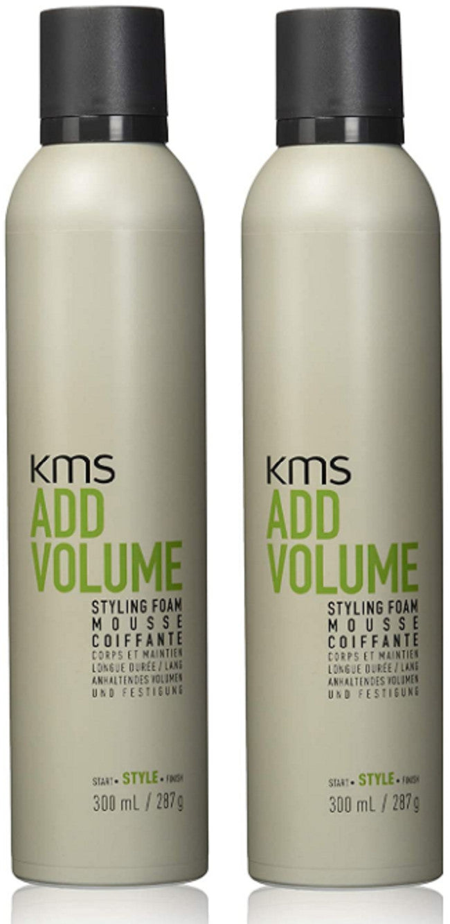 KMS Add Volume Styling Foam Mousse 10.1 Ounce Pack Of 2