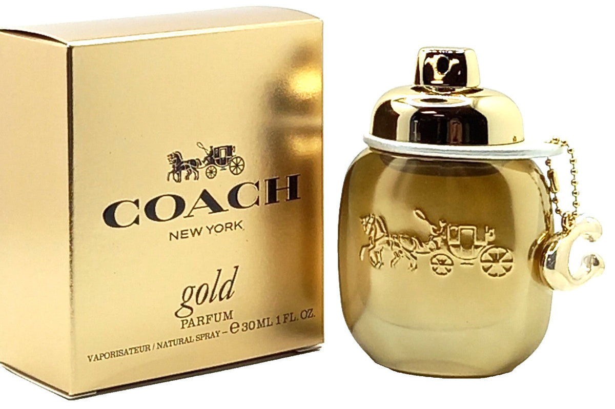 COACH GOLD PARFUM SPRAY FOR WOMEN 1.0 Oz / 30 ml BRAND NEW SEALED IN BOX!!!