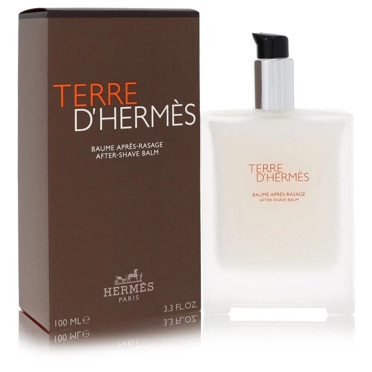 Terre D'hermes After Shave Balm 3.3 oz 100 ml for Men Fresh Woody Citrus Scent
