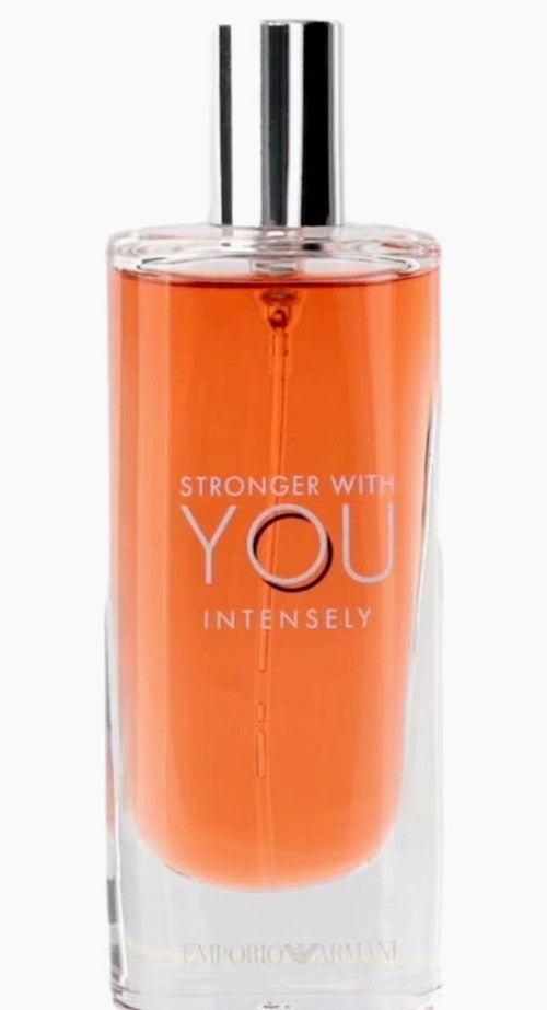 GIORGIO ARMANI STRONGER WITH YOU INTENSELY EDP SPRAY FOR MEN 0.5 Oz TRAVEL SIZE!