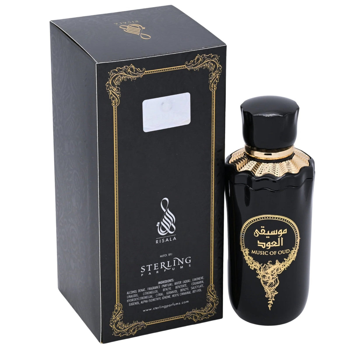 Risala Music of Oud Eau de Parfum Spray for Men 3.4 oz (100 ml) New Retail Box