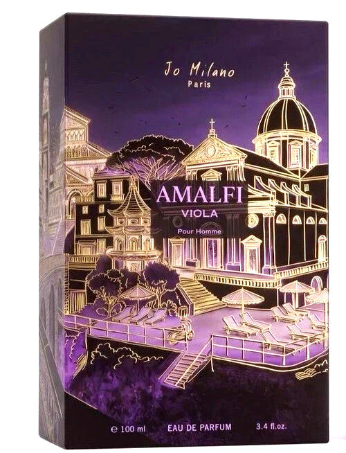 JO MILANO AMALFI VIOLA POUR HOMME EAU DE PARFUM SPRAY 3.4 Oz / 100 ml BRAND NEW!