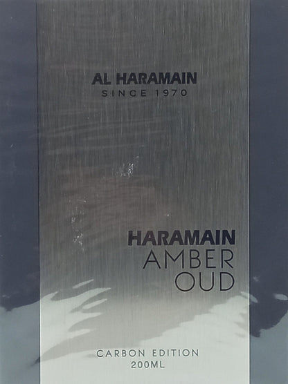 AL HARAMAIN AMBER OUD CARBON EDITION EDP SPRAY UNISEX 6.7 Oz / 200 ml JUMBO SIZE