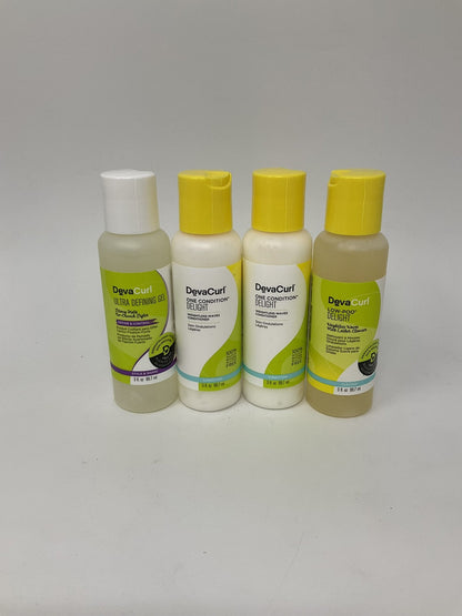 DevaCurl Kit Delight Curls Kit:Travel Delight Shampoo/2-Conditioner/Ultra