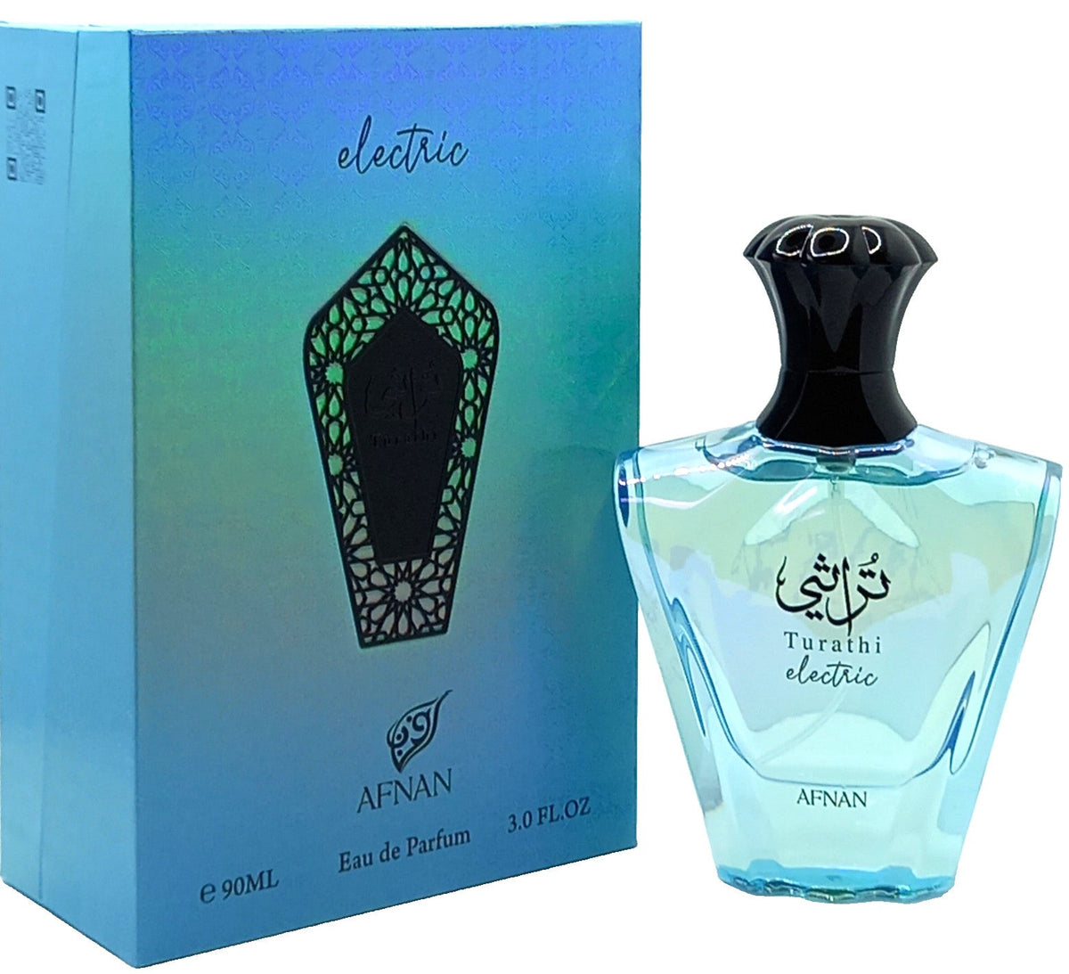 AFNAN TURATHI ELECTRIC EAU DE PARFUM SPRAY UNISEX 3.0 Oz / 90 ml BRAND NEW ITEM!