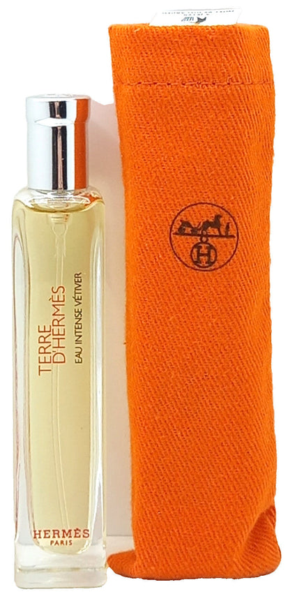 HERMES TERRE D'HERMES EAU INTENSE VETIVER EDP PEN SPRAY MEN 0.5 Oz/ 15 ml TRAVEL