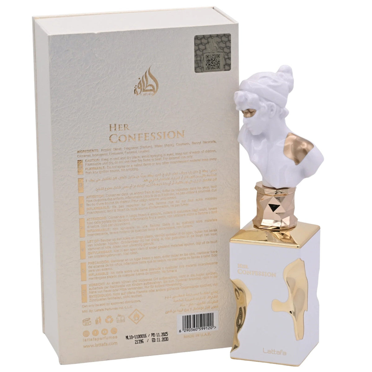 Lattafa Her Confession EDP Spray Women 3.4 oz 100ml New Box