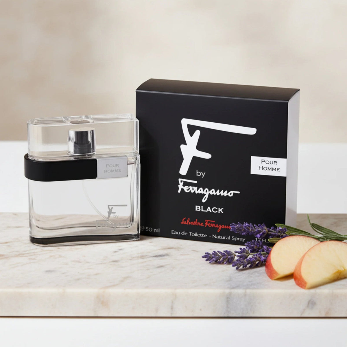 Salvatore Ferragamo F Black EDT Spray Men 1.7 oz New Box