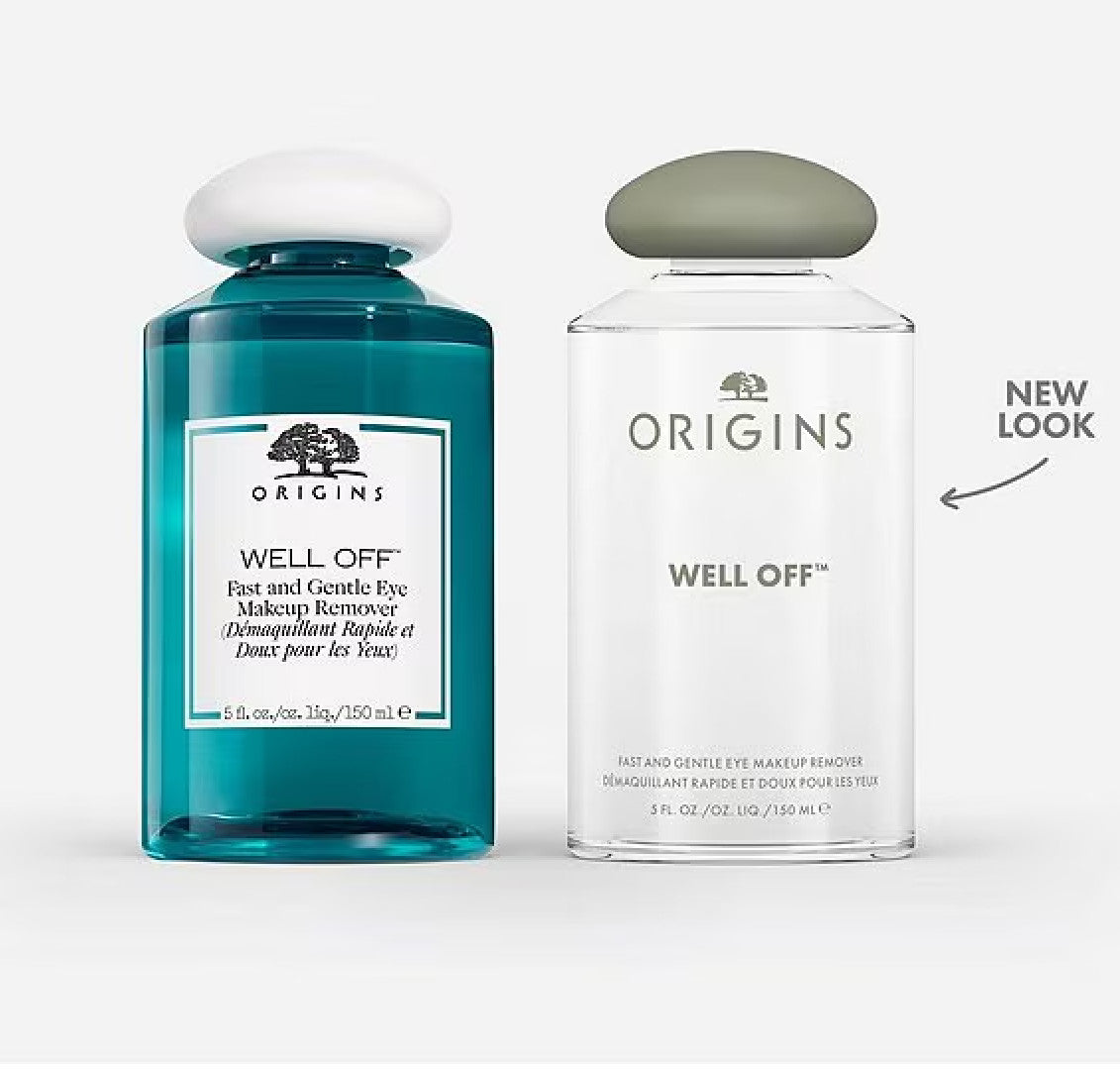 ORIGINS WELL OFF Fast And Gentle Eye Makeup Remover 5 oz