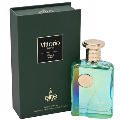 Risala Elite Vittorio Milano Eau de Parfum Spray for Men 3.4 fl oz (100 ml)