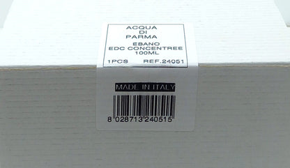 ACQUA DI PARMA COLONIA EBANO EAU DE COLOGNE CONCENTREE SPRAY 3.4 Oz / 100 ml NEW