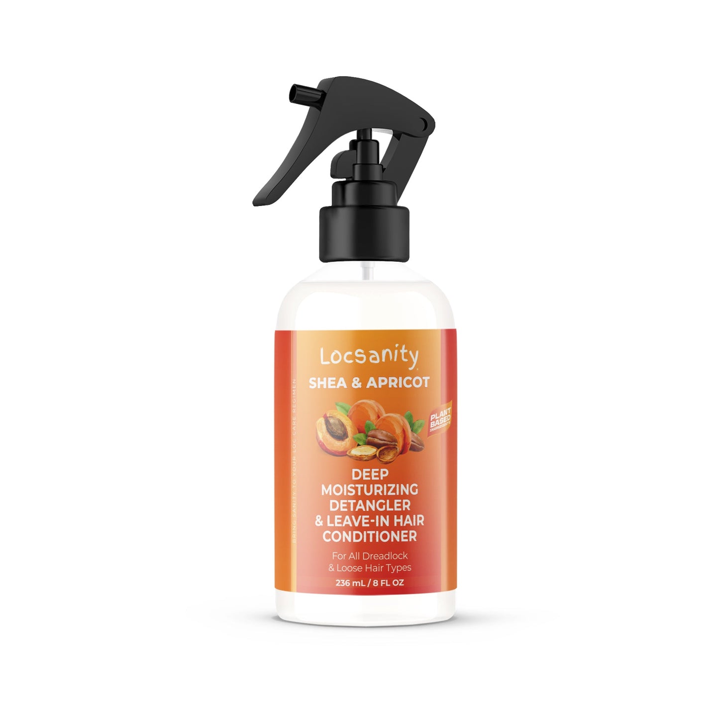 Locsanity Shea & Apricot Loose, Natural, Conditioning and Moisturizing Loose Natural Hair Care Bundle - Strength & Growth Formula