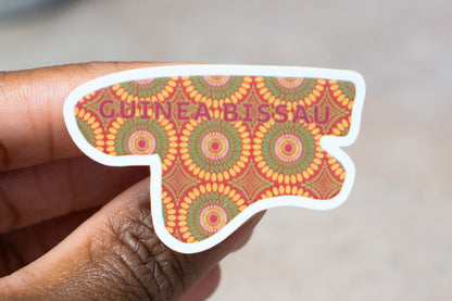 Guinea Bissau Sticker (West Africa)
