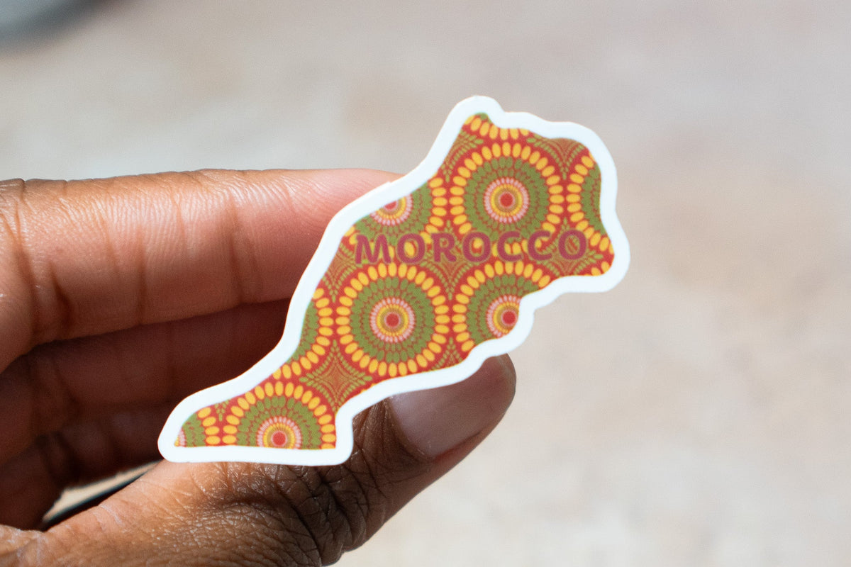 Morocco Sticker (North Africa)