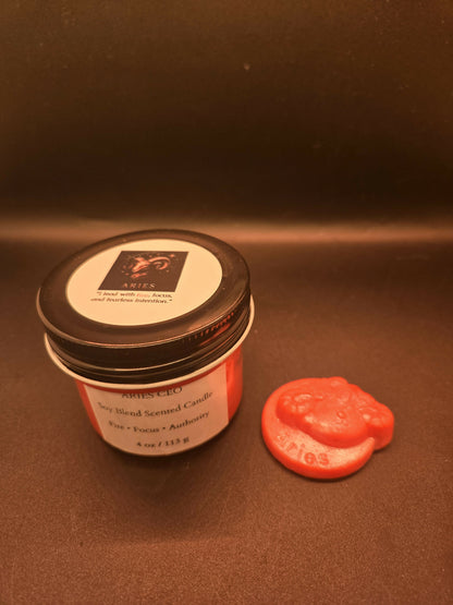 Aries CEO — 4 oz Candle with Free Aries Glow Melt