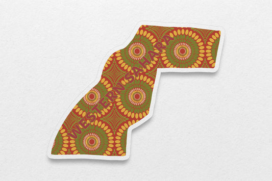 Western Sahara Sticker (North Africa)