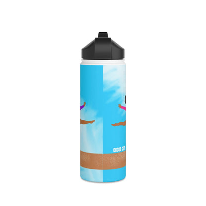 Gymnast Cocoa Cutie Stainless Steel Water Bottle