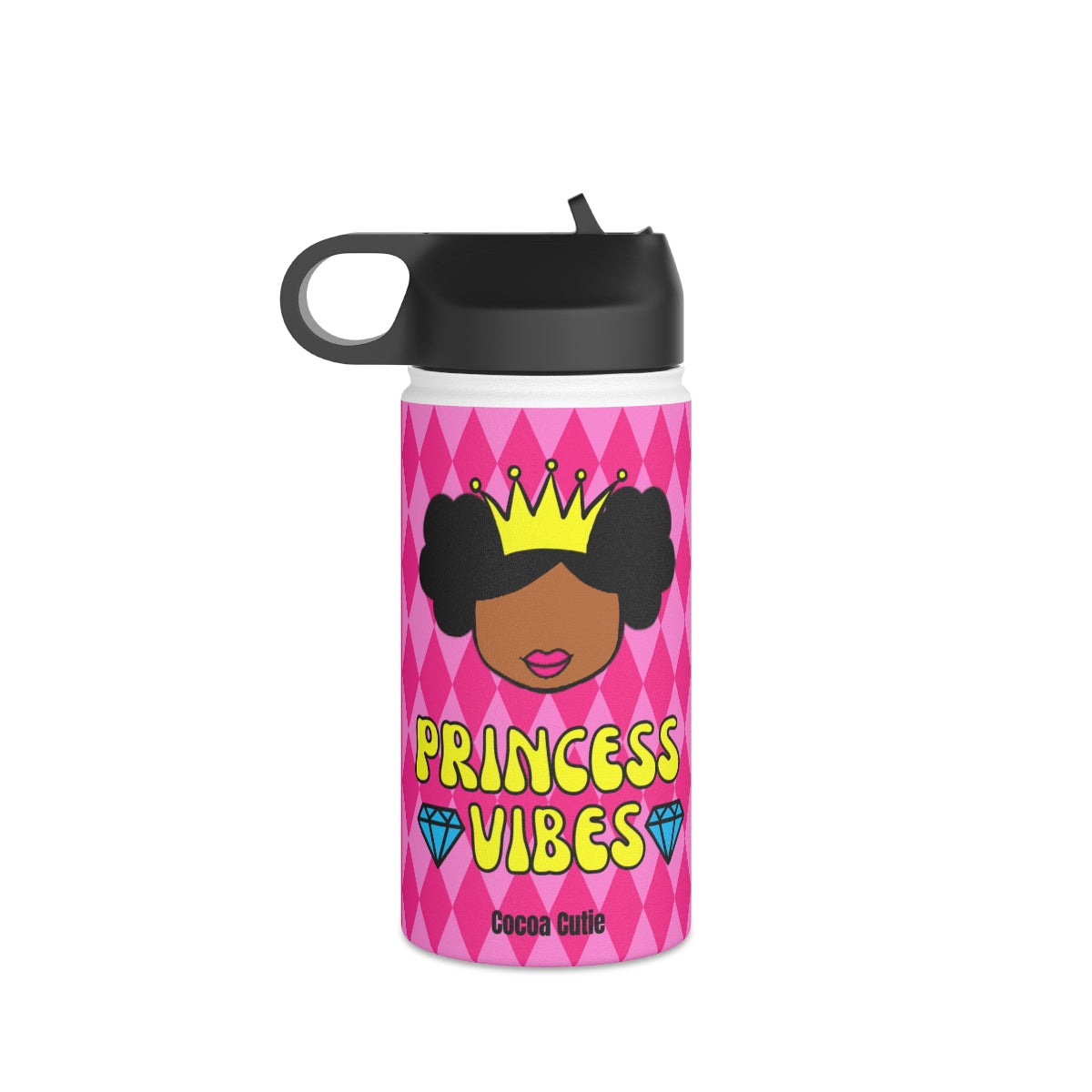 Princess Vibes Cocoa Cutie Stainless Steel Water Bottle