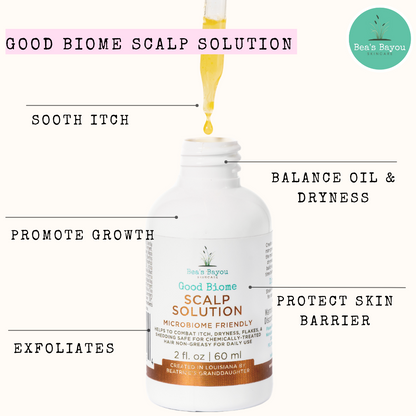 Good Biome Scalp Solution and Scalp Oil Bundle | Microbiome-friendly