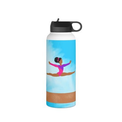 Gymnast Cocoa Cutie Stainless Steel Water Bottle