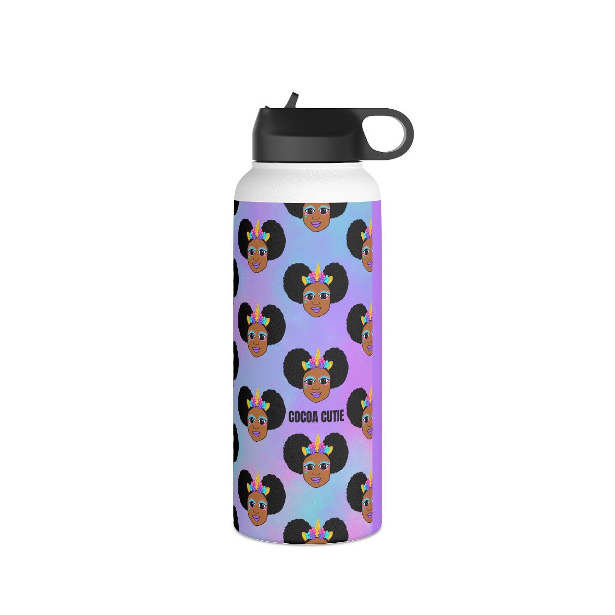 Unicorn Magic Cocoa Cutie Stainless Steel Water Bottle