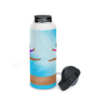 Gymnast Cocoa Cutie Stainless Steel Water Bottle