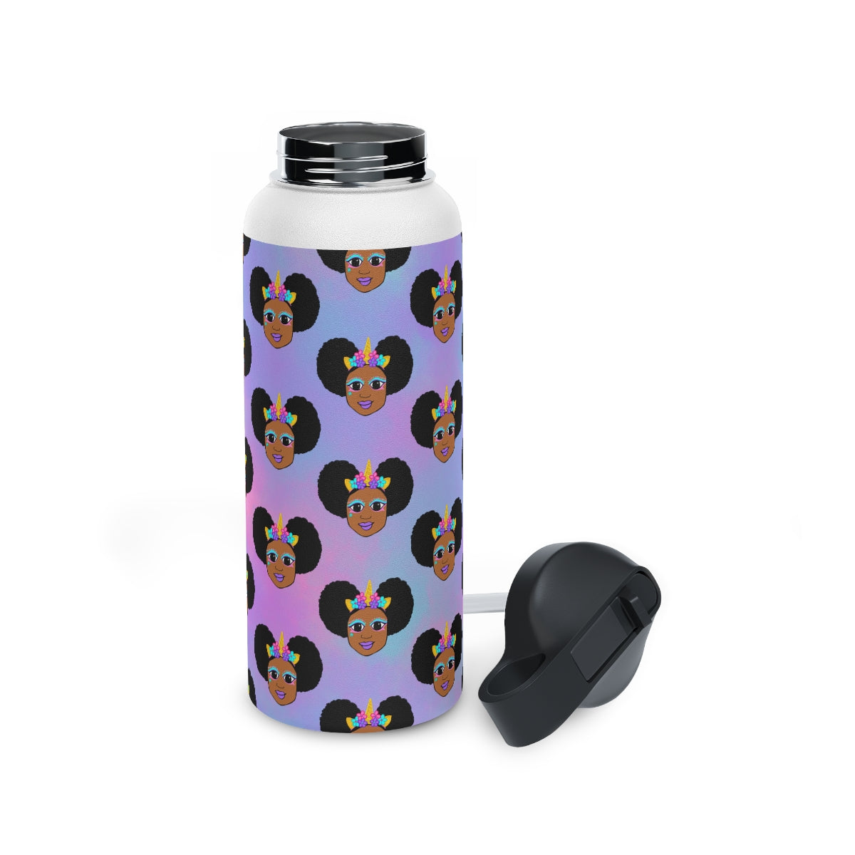 Unicorn Magic Cocoa Cutie Stainless Steel Water Bottle