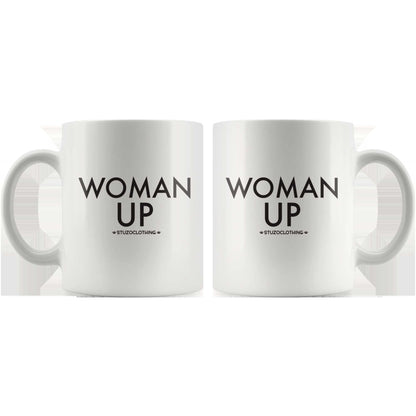 WOMAN UP MUG WHITE