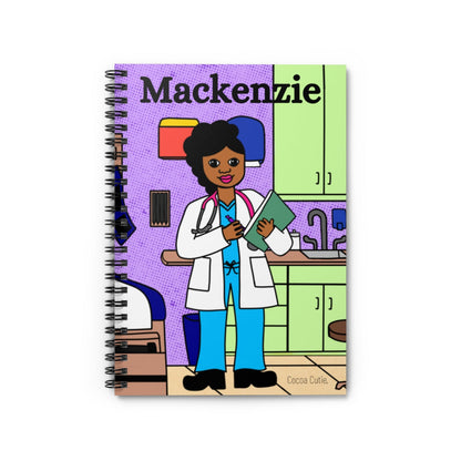 Personalized Doctor/Medical Professional Spiral Notebook - Ruled Line