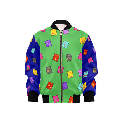 Chemist Girl Cocoa Cutie Kids' Bomber Jacket