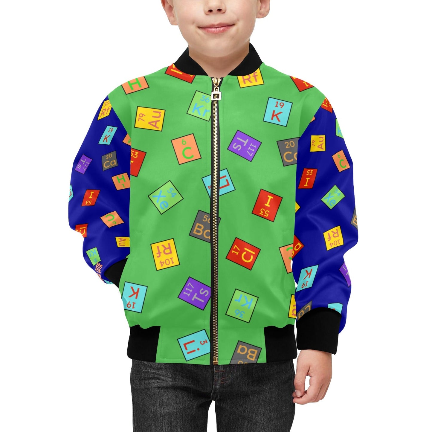 Chemist Boy Cocoa Cutie Kids' Bomber Jacket