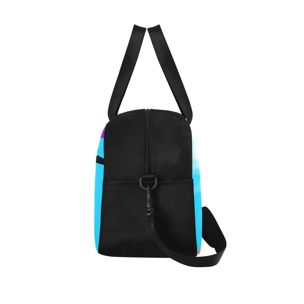 Gymnast Yanna(DARK SKIN TONE) Cocoa Cutie Travel Competition Bag with Separate Shoe Compartment