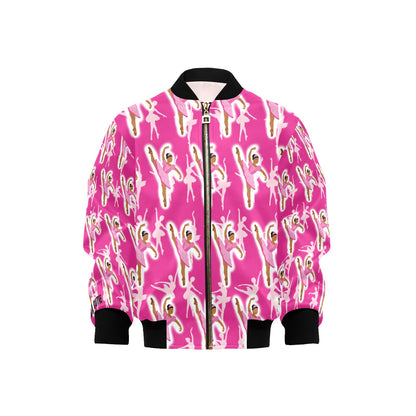 Pink Ballerina Cocoa Cutie Bomber Jackets(Women's & Kid's Sizes)