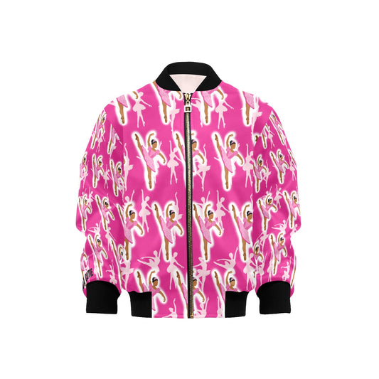 Pink Ballerina Cocoa Cutie Bomber Jackets(Women's & Kid's Sizes)