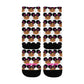 Afro Puffs and Pink Bows Cocoa Cutie Kid's Socks (Three Skin Tones)