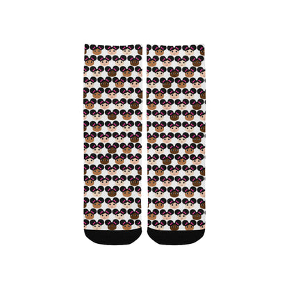 Cocoa Cuties Afro Puffs(All Skin Tones) Kid's Socks