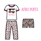 Afro Puffs Cocoa Cutie Affirmation Pajamas