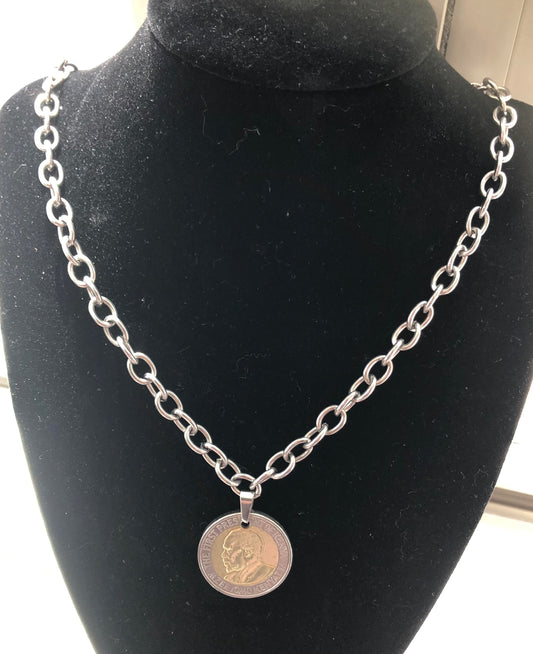 African Coin Necklace
