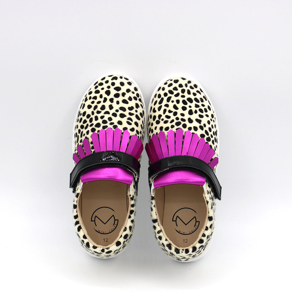 Kai Fringe Sneaker | Cheetah