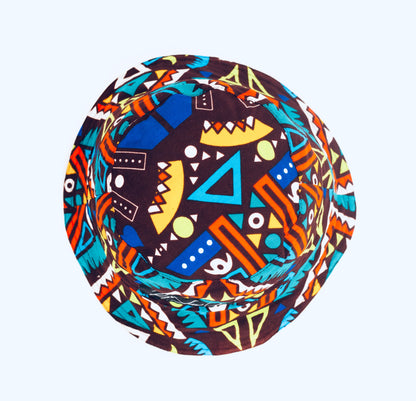 Aisha and Makossa Reversible Bucket Hat Side 2