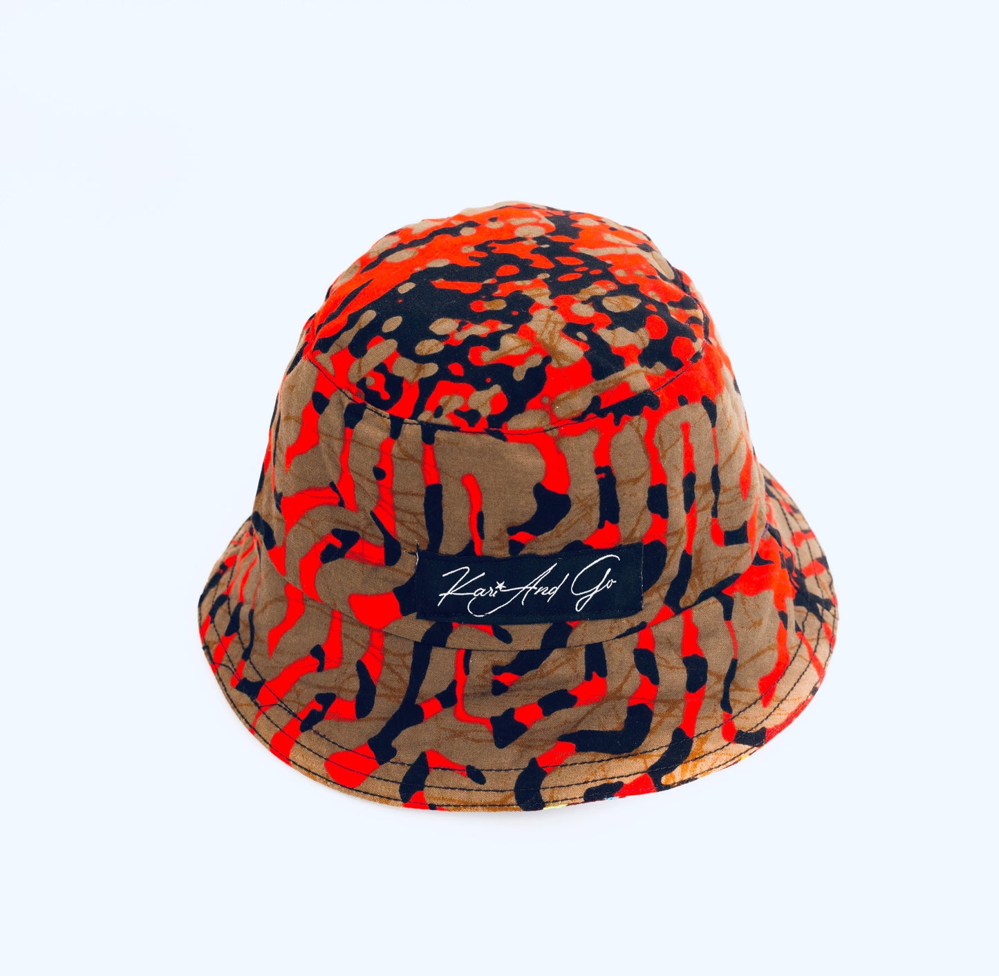 Aisha and Makossa Reversible Bucket Hat Side 1