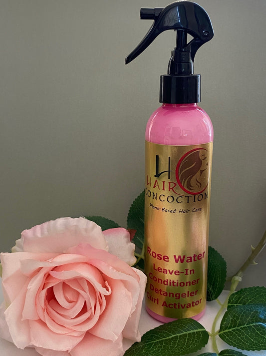 Rose Water Leave-In Conditioner Detangler Curl Activator