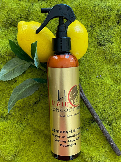 Lemony-Lemongrass Leave-In Conditioner Detangler Curl Activator