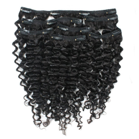 Kinky Curly Clip Ins - 7 pcs with a Free Eye Lash Extensions