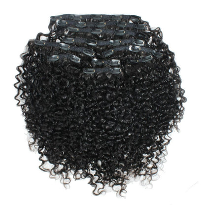 Spanish Curly Clip Ins - 7 Pcs with a Free Eye Lash Extensions
